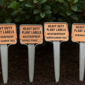 27 Heavy Duty Metal Plant Labels Weatherproof Copper Garden Tags Durable Stakes For Outdoor Shrubs