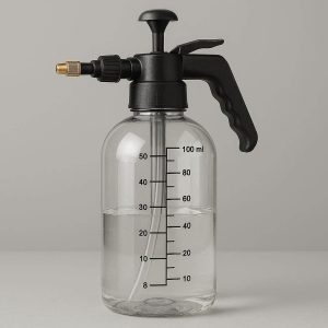 Transparent Gardening Spray Bottle With Measurement Markings High Pressure Trigger Mist Sprayer